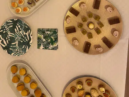 Présentation de restauration pour un événement Tactisens