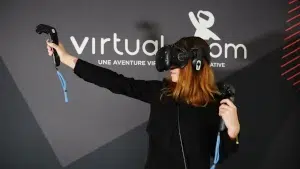 Jeu réalité virtuelle activité insolite